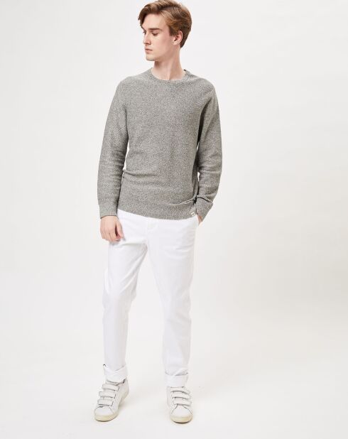 Weiße Chinohose Brix