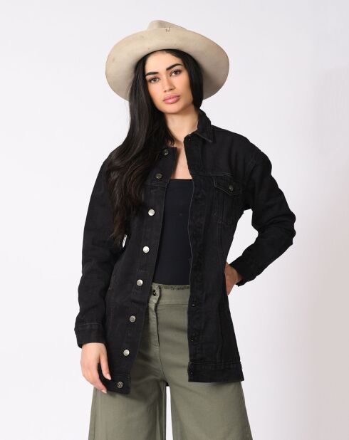 Veste en Jean Venus noire