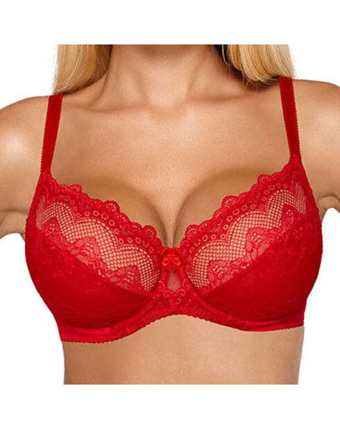 Reggiseno morbido rosso Cassie
