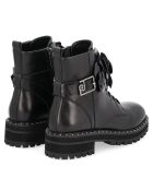 Boots en Cuir Pink noires