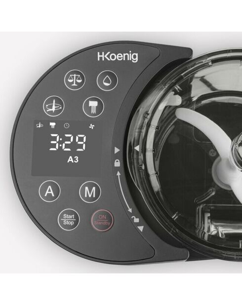 Machine à pâtes noire - 220W