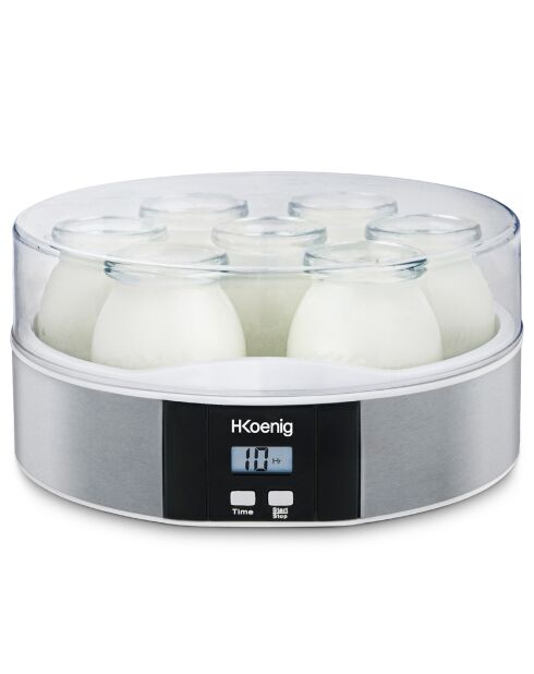 Yogurtiera LCD a 7 vasetti - 7x160 ml