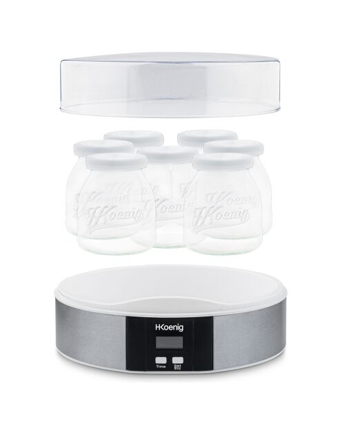 Yogurtiera LCD a 7 vasetti - 7x160 ml