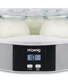 Yaourtière 7 pots LCD - 7x160 ml