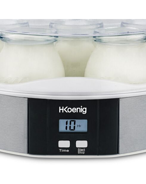 Yogurtiera LCD a 7 vasetti - 7x160 ml