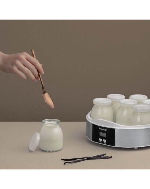 Yogurtiera LCD a 7 vasetti - 7x160 ml