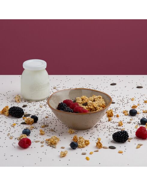 LCD-Joghurtbereiter mit 12 Gläsern - 12x160 ml