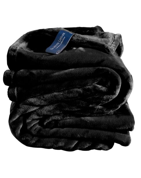 Plaid Cosy noir - 150x200 cm