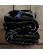Plaid Cosy noir - 150x200 cm