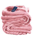 Plaid Cosy rose - 150x200 cm