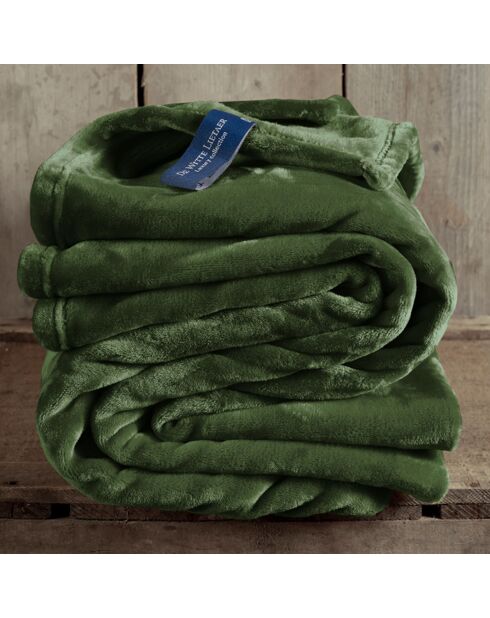 Plaid Cosy kaki - 150x200 cm