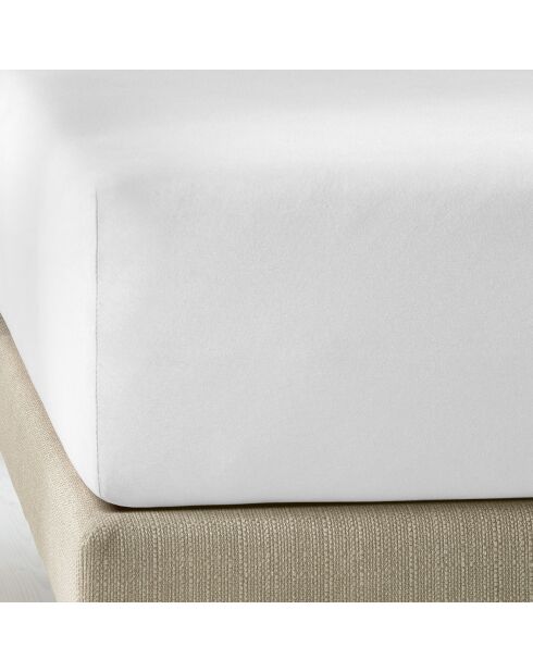 Drap housse Elena blanc