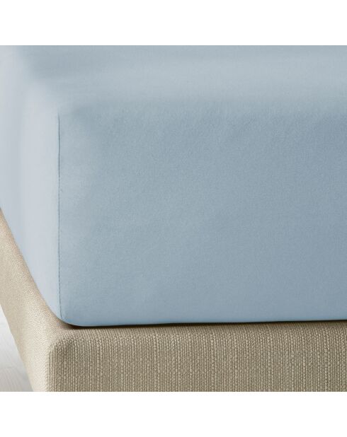 Drap housse Elena bleu stone
