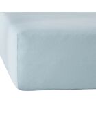 Drap housse Elena bleu stone