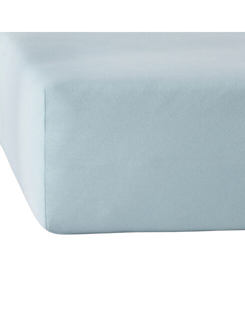 Drap housse Elena bleu stone
