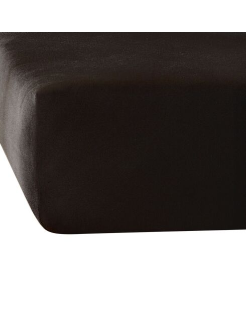 Spannbetttuch Elena, schwarz