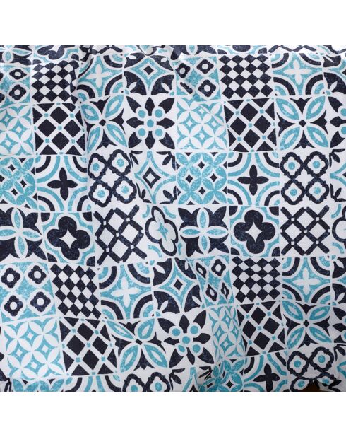 Dekbedovertrekset in perkal van azula-oxide katoen