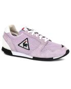 Sneakers en Mesh & Velours de Cuir Made in France Race orchidée