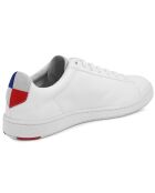 Sneakers en Cuir Blazon Sport Made in France blanc/bleu/rouge