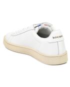 Sneakers en Cuir Classic Soft Made in France blanc/doré