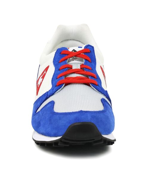 Sneakers en Cuir & Velours de Cuir  Omega Made in France bleues