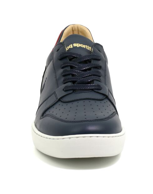 Sneakers en Cuir Esthete marine