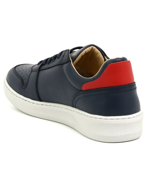 Sneakers en Cuir Esthete marine