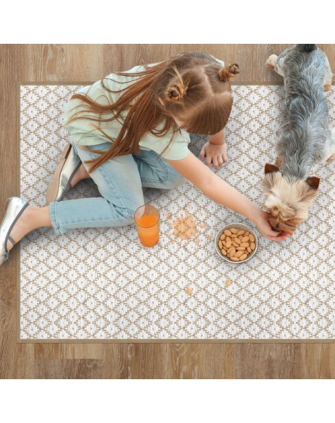 Tapis vinyle Brahma multicolore - 50x100 cm