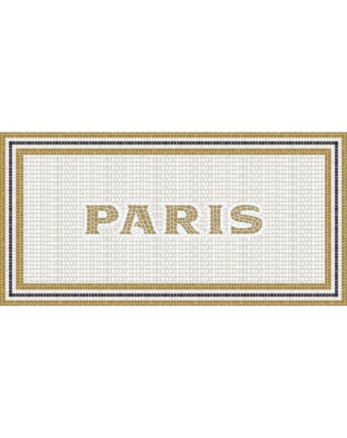 Tappeto vinilico a mosaico Roman Paris multicolore - 50x100 cm