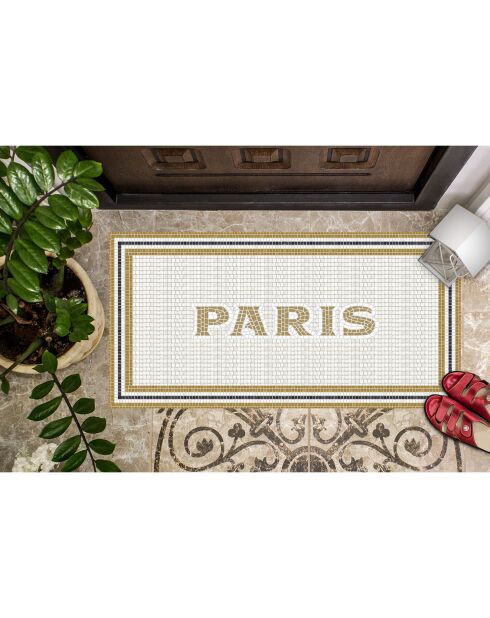 Tappeto vinilico a mosaico Roman Paris multicolore - 50x100 cm