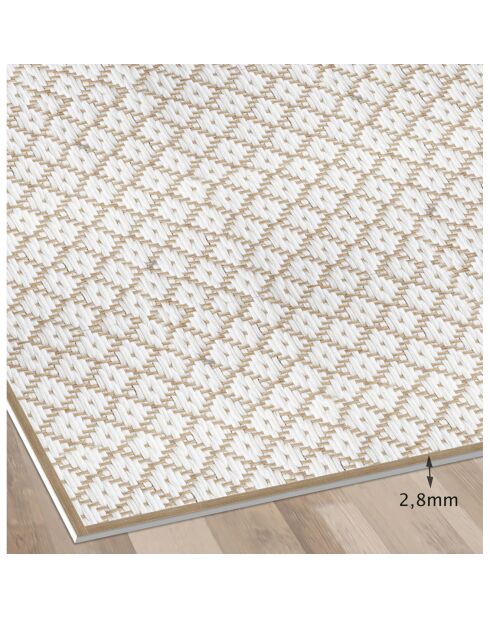 Tapis vinyle Brahma multicolore - 50x140 cm