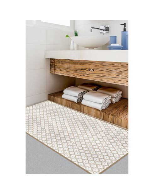 Tapis vinyle Brahma multicolore - 66x100 cm