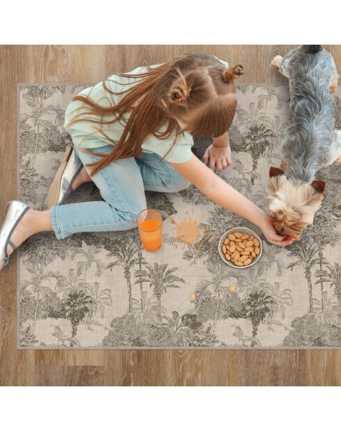 Sri Lanka Vinylteppich mehrfarbig - 66x100 cm