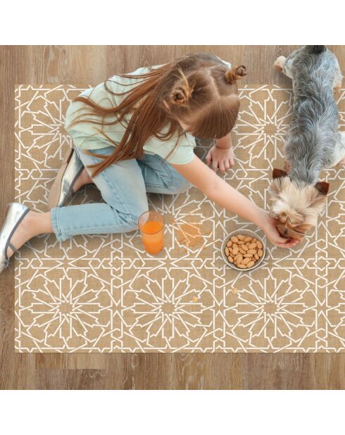 Tapis vinyle Natural arábico multicolore - 66x100 cm