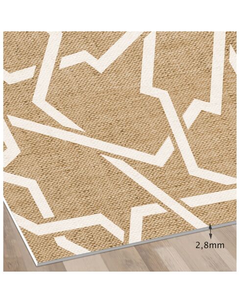Tapis vinyle Natural arábico multicolore - 66x100 cm