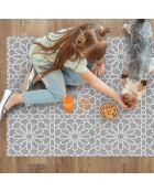 Tapis vinyle Natural arábico gris - 66x100 cm