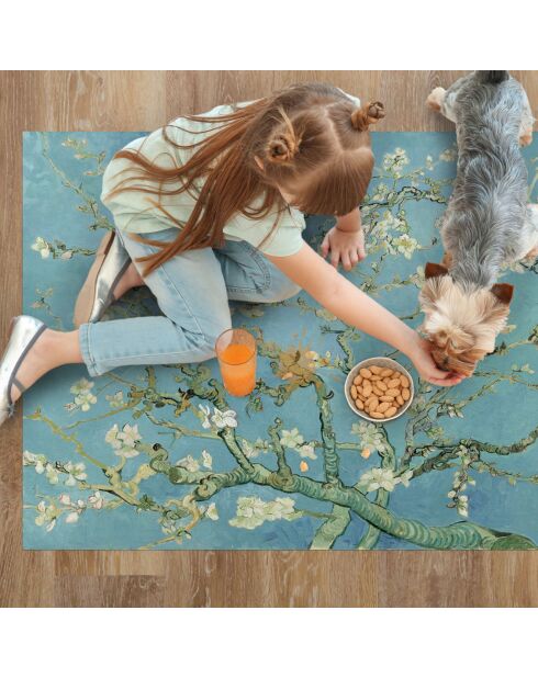 Tappeto vinilico Almendro blu blu - 66x100 cm