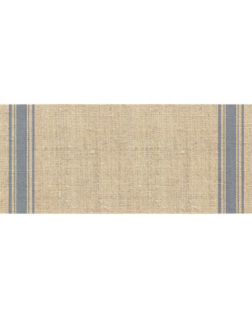 Tapis vinyle Saco bandes bleu - 66x150 cm