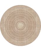 Tapis vinyle Maya beige  - D.100 cm