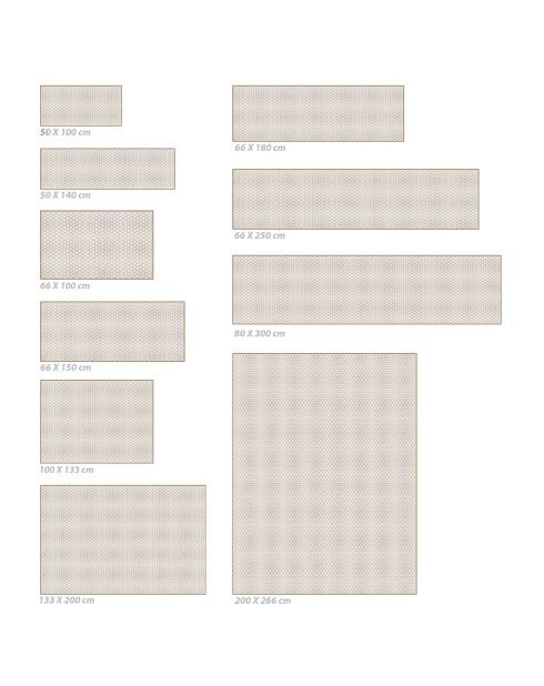 Tapis vinyle Brahma multicolore - 66x180 cm