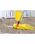 Tapis vinyle Oiseaux façon jute  multicolore - 66x180 cm