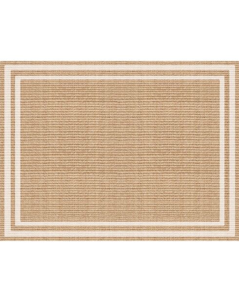 Tapis vinyle Agnan beige - 100x133 cm