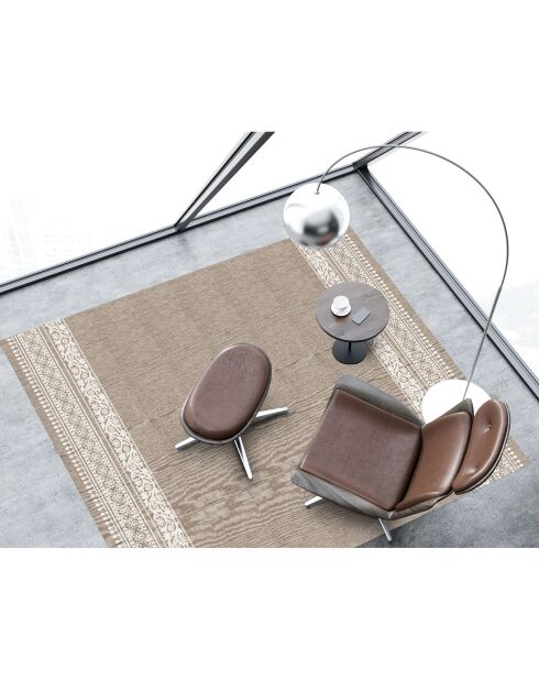 Beiger Vinylteppich Samir - 100x133 cm