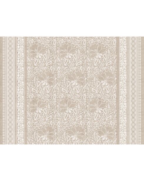 Tappeto in vinile beige Chandra - 100x133 cm