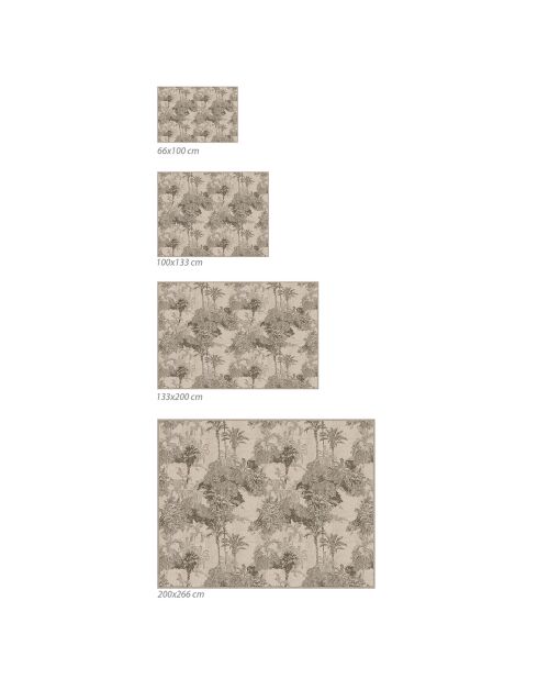 Sri Lanka Vinylteppich mehrfarbig - 100x133 cm