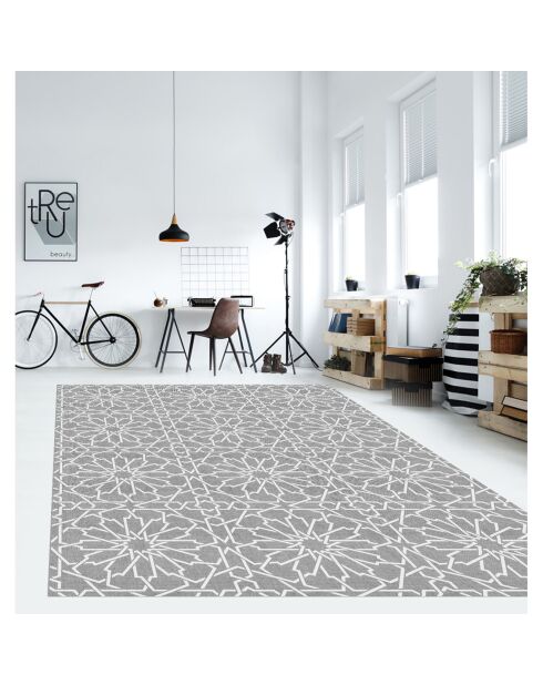 Tapis vinyle Natural arábico gris - 100x133 cm