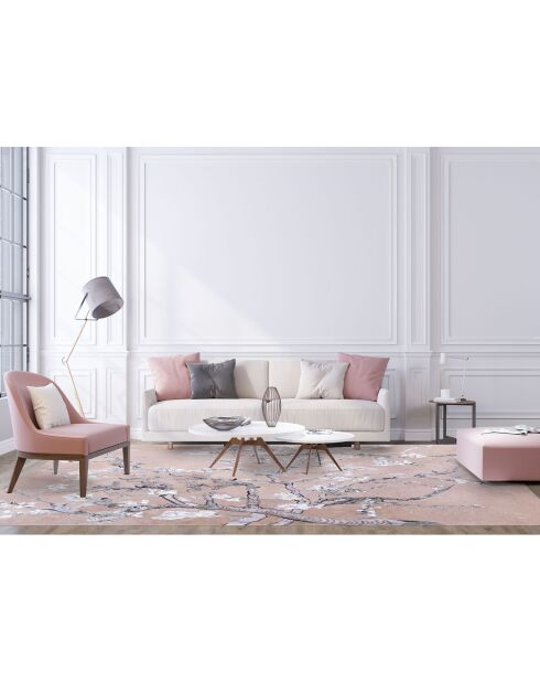 Tapis vinyle Almendro rose - 100x133 cm