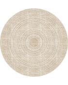 Tapis vinyle Kala beige - D.120 cm