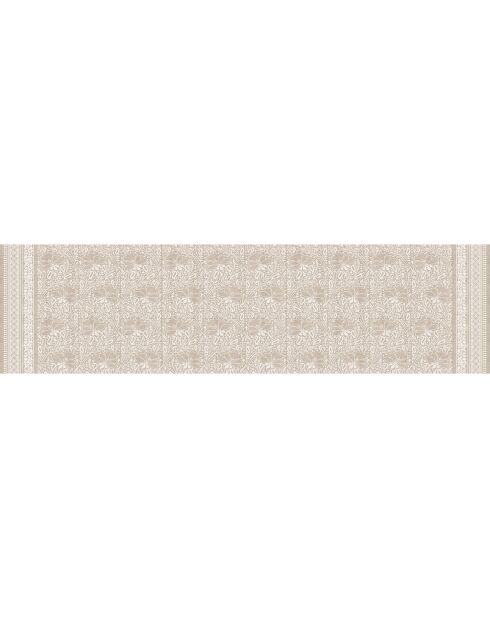 Tappeto in vinile beige Chandra - 66x250 cm