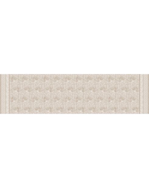 Tappeto in vinile beige Chandra - 80x300 cm